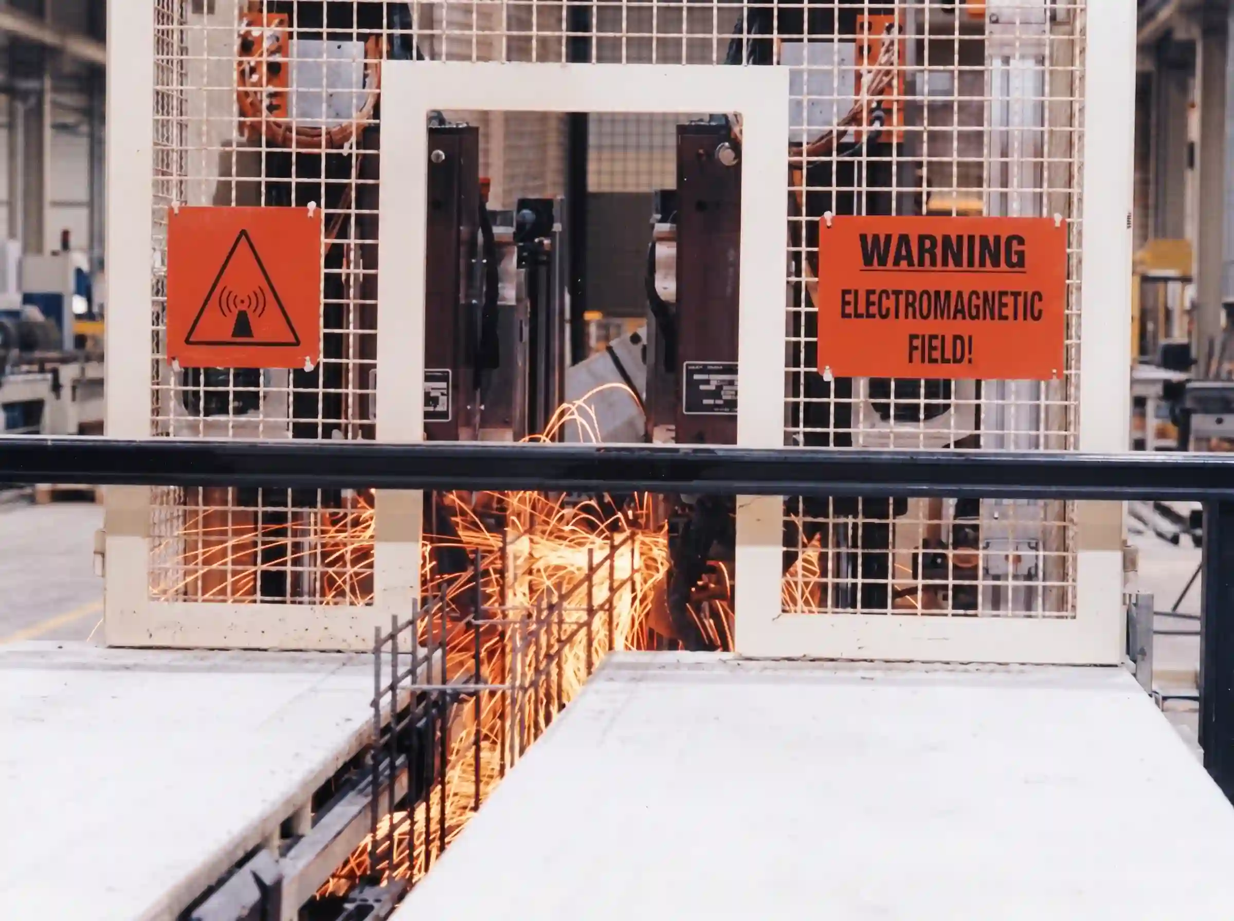 Automated reinforcement cage welding machine