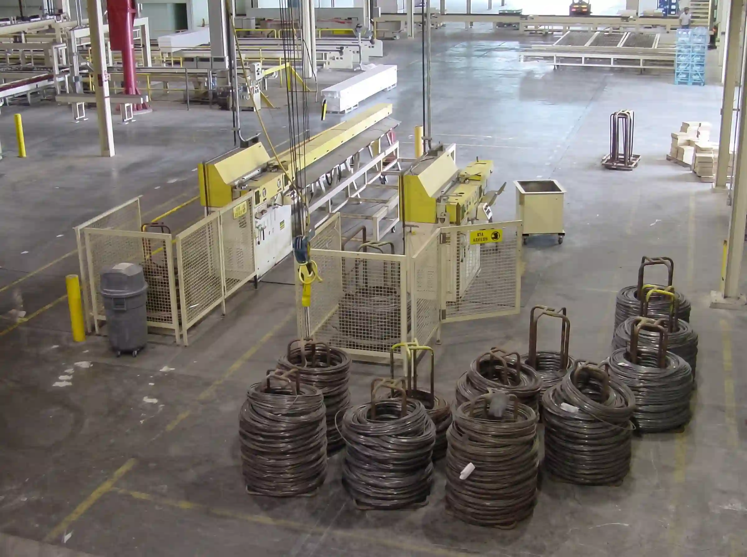Reinforcing steel wire cutting machine